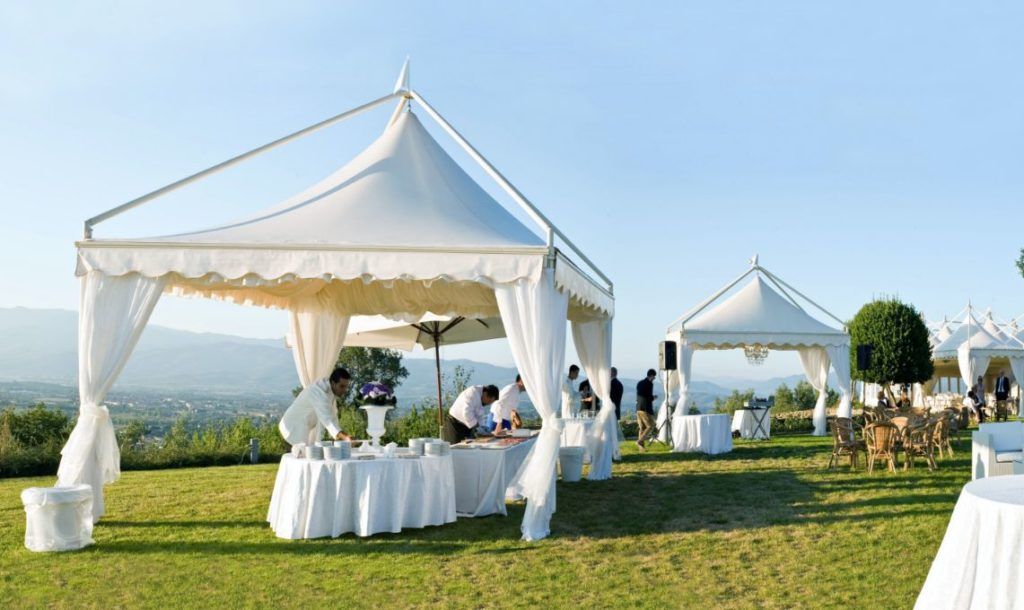 gazebo in alluminio