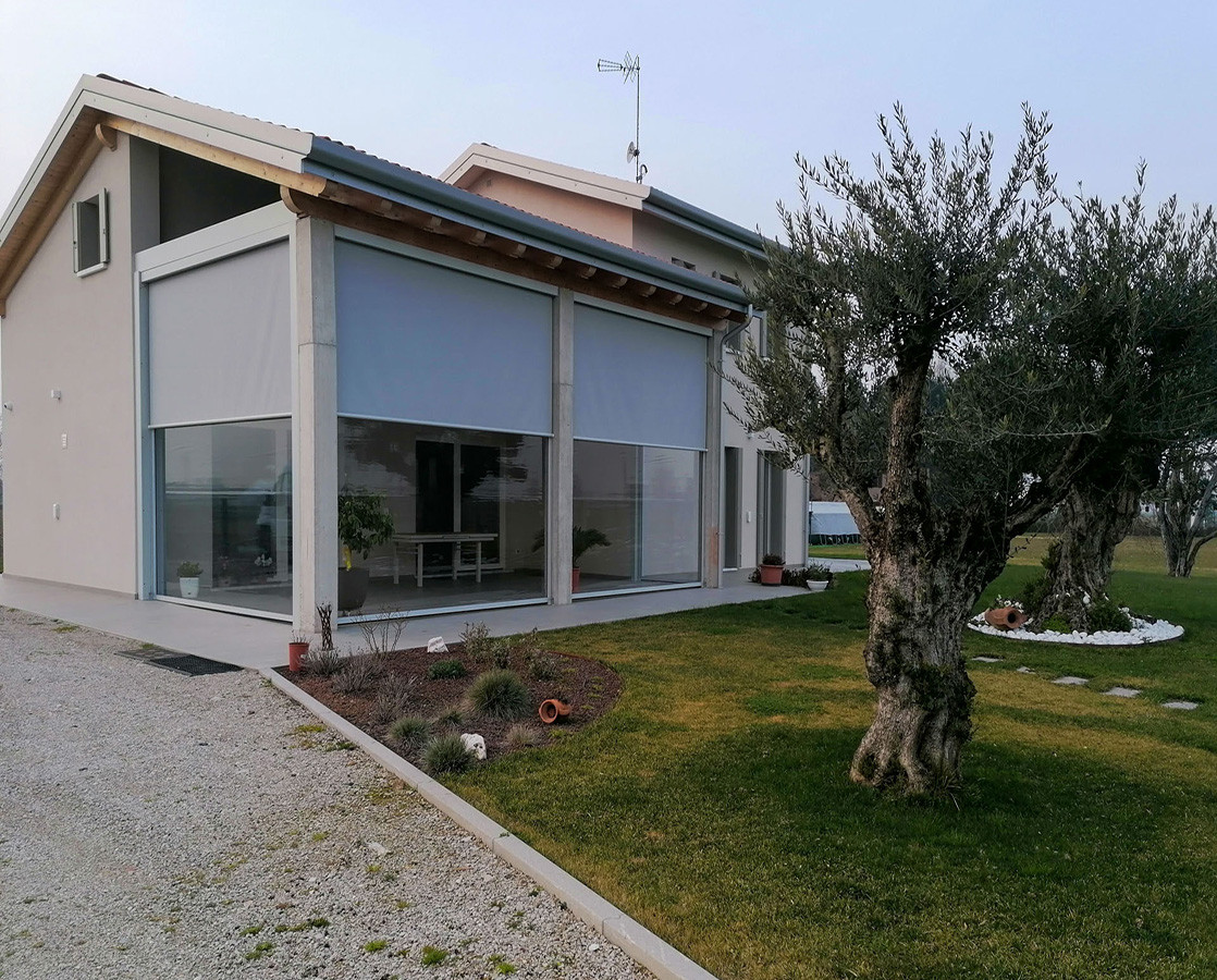 Tenda Da Sole Impermeabile Per Balcone 4.5x9 M Avorio - Schermo Protezione Privacy E Raggi UV Per Esterno, Giardino E Terrazzo - 4